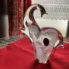Murano Art Glass Elephant Figurine 20 cm (7.9 in) Italy Vintage