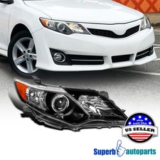 Fits 2012-2014 Toyota Camry Se Style Shiny Black Right Side Projector Headlight Fits 2012-2014 Toyota Camry Se Style Shiny Black Right Side Projector Headlight