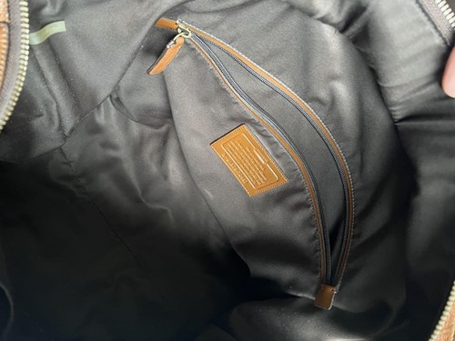 Coach Bleaker Legacy Weekend Tote Bag Leather - Picture 10 of 14