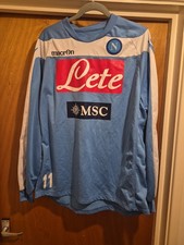 Macron SSC Napoli 2011-2012 home jersey, Training Shiert No 11 Size Xl