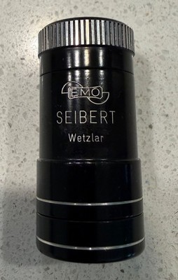 EMO Seibert Wetzlar Pocket Loupe Telescope Microscope W. Germany w/ Leather Case