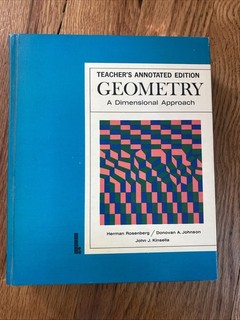 Teachers Annotated Edition Geometry And Dimensional Approach Herman Rosenberg
