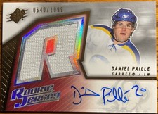 2005-06 SPx Rookie Jersey Autograph Daniel Paille #223 #’d 0640/1999