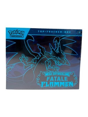 Pokémon TCG Mega Entwicklung Fatale Flammen Top-Trainer-Box