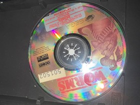 Worms for Sega Saturn! US Version in case with water damaged manual.
