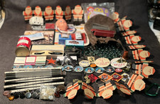 Lote de cajones de chatarra - Coleccionables + Usables - Canicas de 2,6 libras + Bolsa fresca ++++ (125)