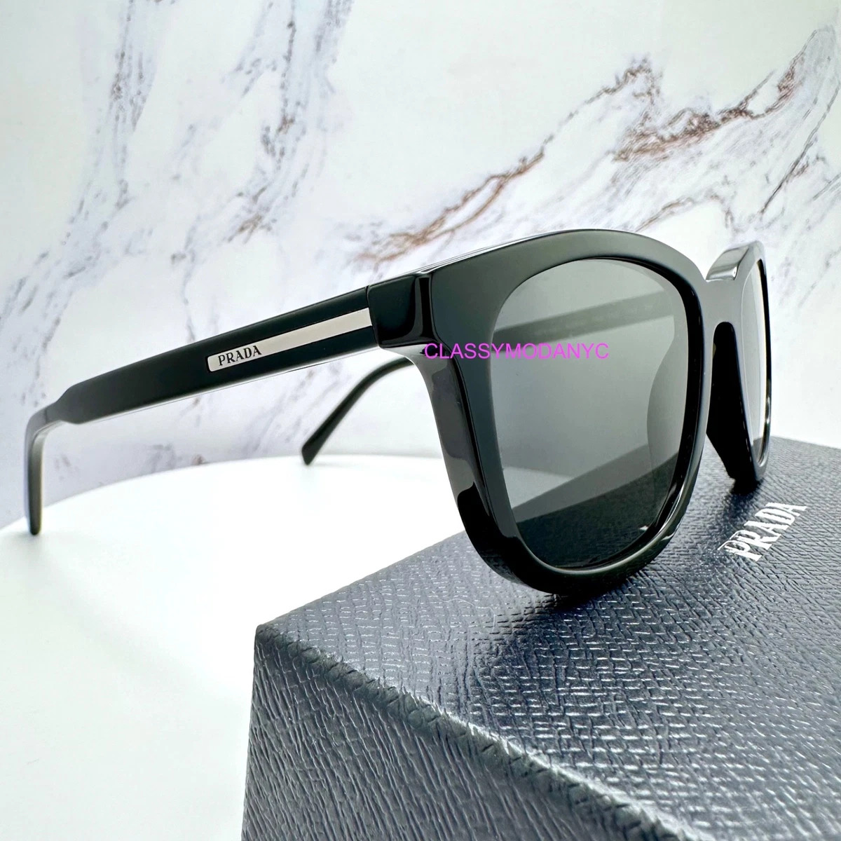 PRADA Silver Square Sunglasses for Men for sale | eBay