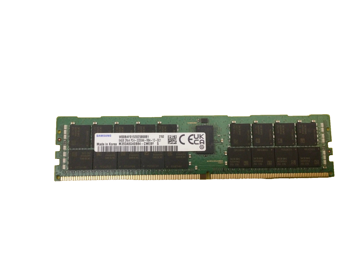 Samsung 64GB 3200MHz 288-Pin RDIMM Memory Module