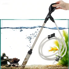 hygger Fish Tank Syphon Vacuum Cleaner Siphon Pump Water Changer Gravel Filter