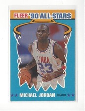 1990-91 Fleer All-Stars #5 Michael Jordan Bulls