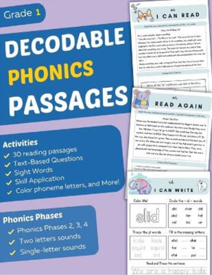 Jed Dolton Decodable Phonics Passages Grade 1 (Paperback)