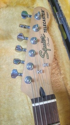 Squier by Fender Standard Telecaster Black Vintage Guitar 2009