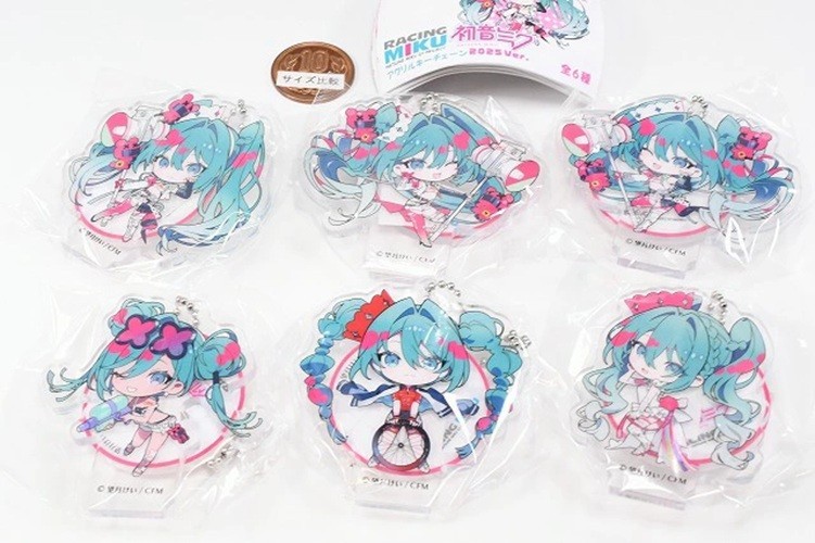 Hatsune Miku GT Project Acrylic Keychain 2025 Ver. Complete Set of