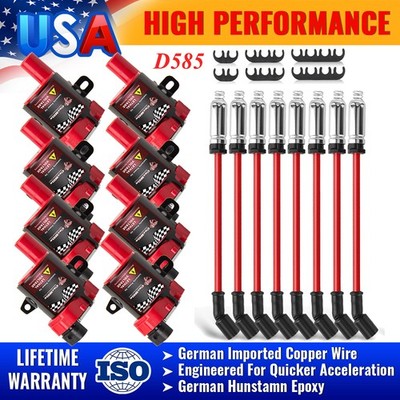 8 LS LS1 LS3 Ignition Coil & Wire Fit Chevy Silverado 1500 GMC Sierra 1500 99-06