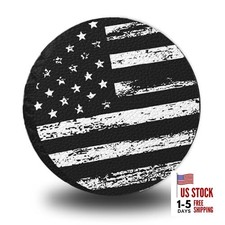 15" Spare Tire Covers for Tire,USA Flag Trailer Spare Tire Cover for 15 inch