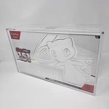 Acrylic Display Case with Magnetic Lid for Pokemon 151 UPC USA Seller