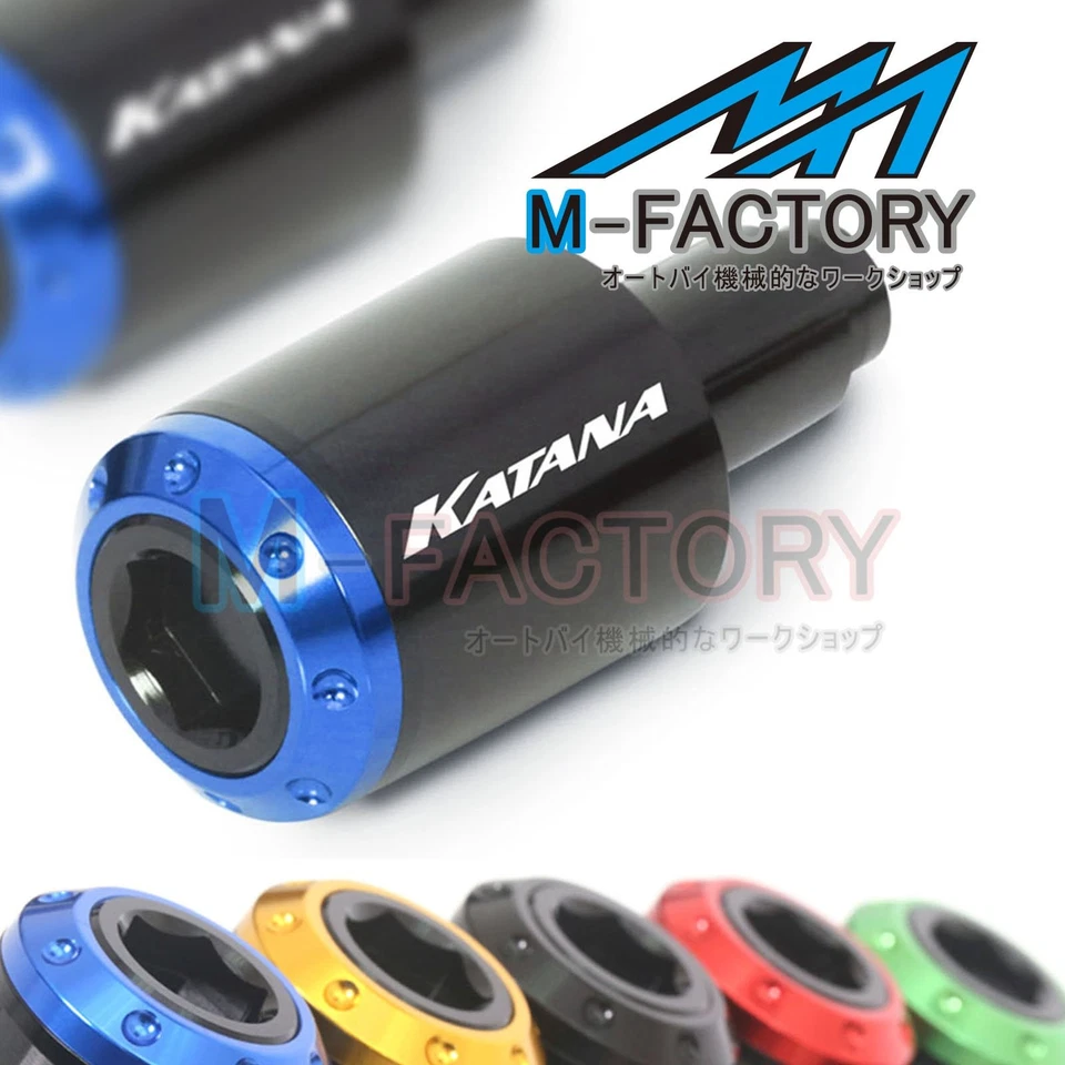 Deslizadores de extremo de barra CNC ATOM para GSX1100 Katana 19-20 20 19 Foto 4 de 4