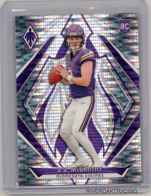 #ad 2024 Panini Phoenix J.J. McCarthy Rookie Silver Pulsar 200 #185 Vikings $999.99