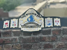New Wrestling Heav weightChampion Belt Andry 4MM ZINC DUAL ORIGINAL LEATHER