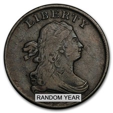 1800-1808 Draped Bust Half Cent VF