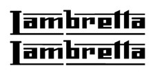 2x  Lambretta decal sticker suit scooter. Mod TI SX GP PK TV