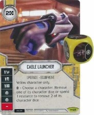 Star Wars Destiny Empire At War Card & Die #21 Cable Launcher