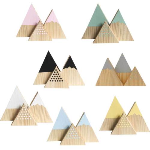 Nordic Mountain Triangle Shaped Ornament Decoration Ornaments Gift - Photo 1/18