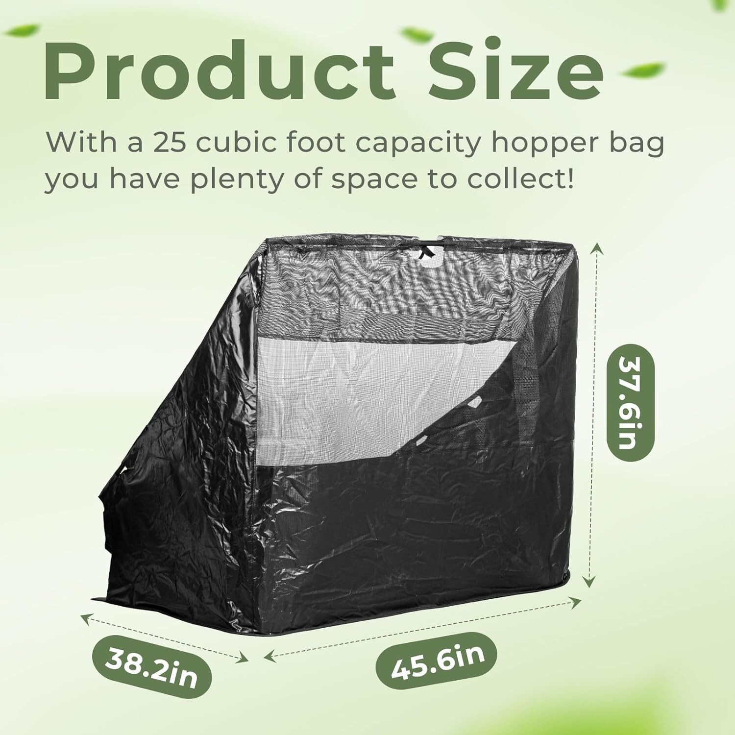 Replacement Hopper Bag For Agri-Fab 44" Lawn Sweeper - Fits Models 45-0492, 45-0456 & Others