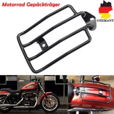 Motorrad Gepäckträger Solositz Luggage Rack Für Harley Sportster XL 883 Schwarz