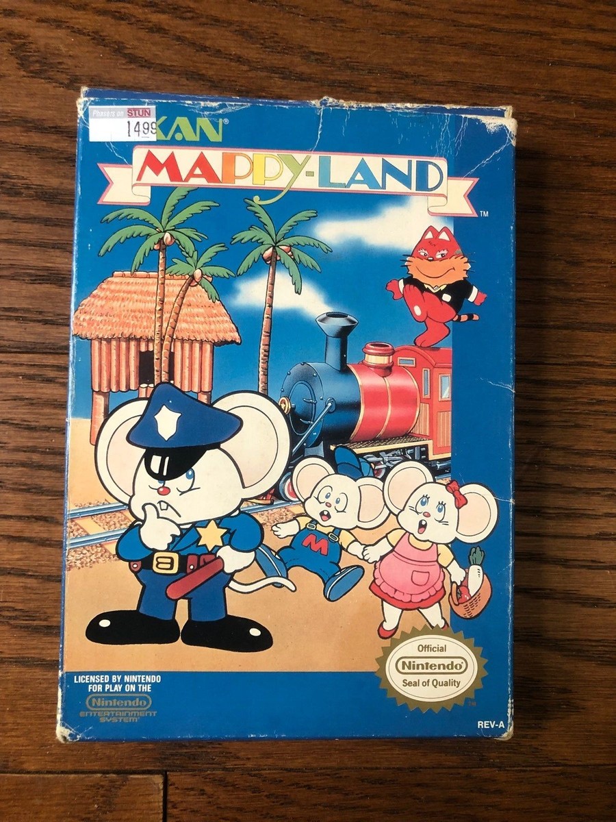 Mappy-Land for Nintendo NES CIB | eBay