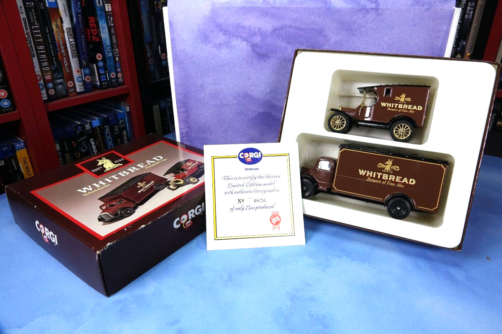 Corgi - D94/1 - Whitbread - Bedford Box Van & Ford Model T Van - Boxed