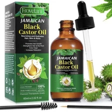 ORGANIC JAMAICAN BLACK CASTOR OIL 100% PURE AND NATURAL (USA SELLER)