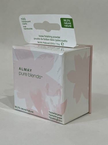Almay Pure Blends Loose Finishing Powder - TRANSLUCENT MATTE #100 - New - Picture 2 of 7