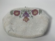 Vintage micro bead handbag Purse, Made In Belgium