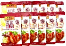 Lee Kum Kee Honey Garlic Marinade 2.1 oz ( Pack of 12 )~Exp 11/2025