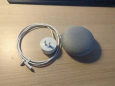 Home Mini (1st Generation) - Smart Speaker with Google Assistant - Chalk +Cord