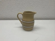 Vintage Over and Back Yellow Ware Creamer