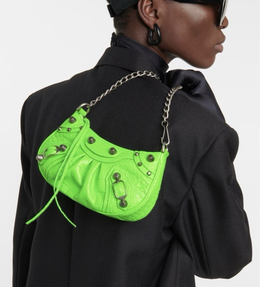 ☆人気【BALENCIAGA】☆Cagole Mini チェーン ショルダー☆GREEN Balenciaga Mini Le Cagole Bag In Acid Green | eBay
