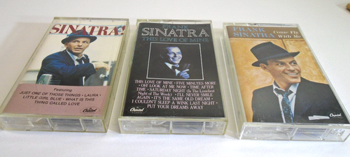 Vtg Frank Sinatra Cassette Tape Lot (3) Come Fly With Me/ Love Of Mine/ Sinatra! - Picture 3 of 6