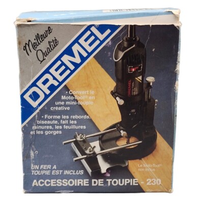 NOS NEW old stock - Vintage Dremel Mini Router Attachment Model #230