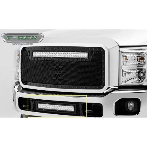 Rejilla de parachoques antorcha sigilosa T-Rex 6325461-BR negra 1 pieza pernos negros atornillables Foto 2 de 3