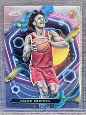 2023-24 Topps Cosmic Chrome Basketball #164 Kobe Bufkin RC Atlanta Hawks