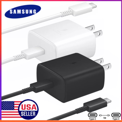 Genuine Samsung Galaxy 45W Super Fast Wall Charger & Cable S22 S23 S24 S24+ N20