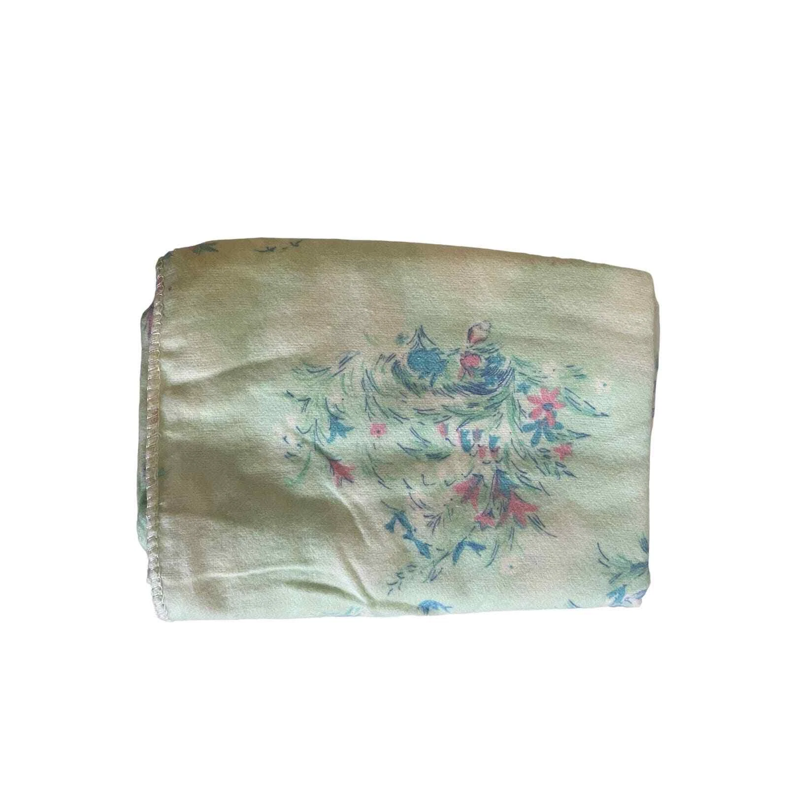 Vintage Soft Floral Baby Towel Unused In Original Package