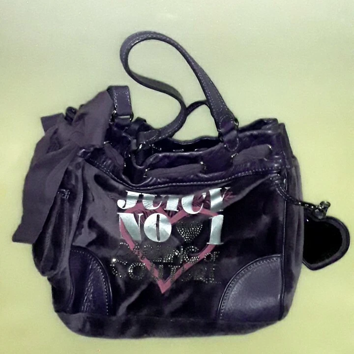 Juicy couture velour purse new arrivals