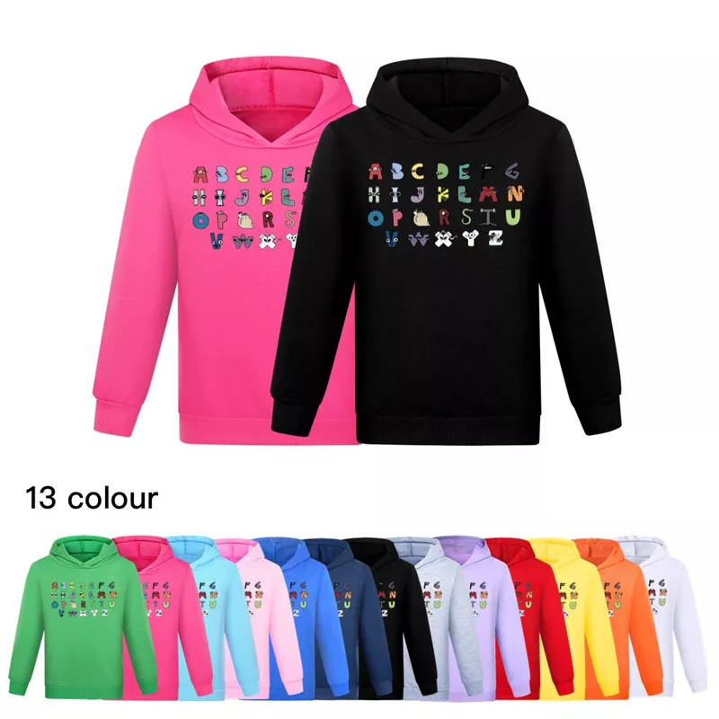 Alphabet Lore Hoodie for Boys Girls Kids Pullover