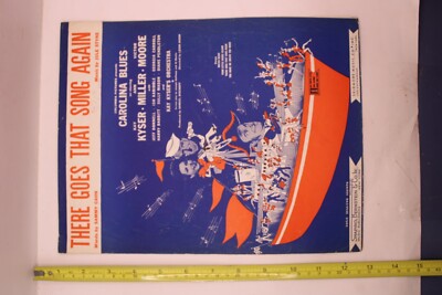 There Goes That Song Again Carolina Blues Kay Kyser 1944 Vintage Sheet Music F8A