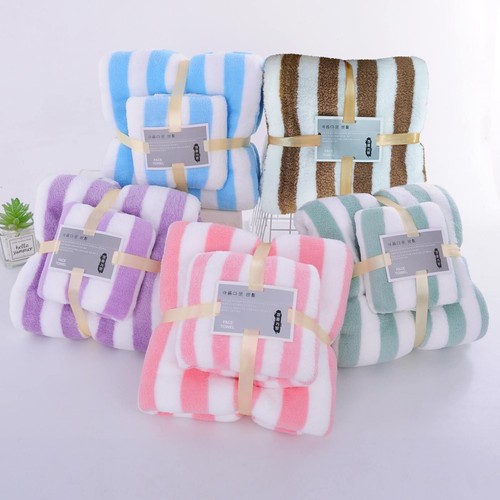Fast Dry Microfibre Hair Nice Towel Drying Turban Bath Head Wrap Hat Spa Cap AU