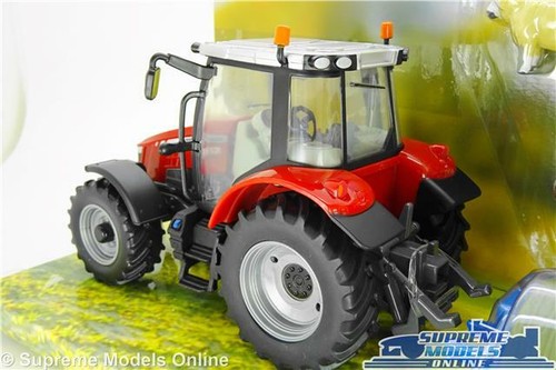 MASSEY FERGUSON 561Z MODELO TRACTOR Y ANIMAL SET ESCALA 1:32 BRITAINS FARM K8 - Imagen 3 de 8