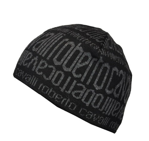 Roberto Cavalli Junior Beanie Hat Boys Kids Navy Blue Logo  display picture 2